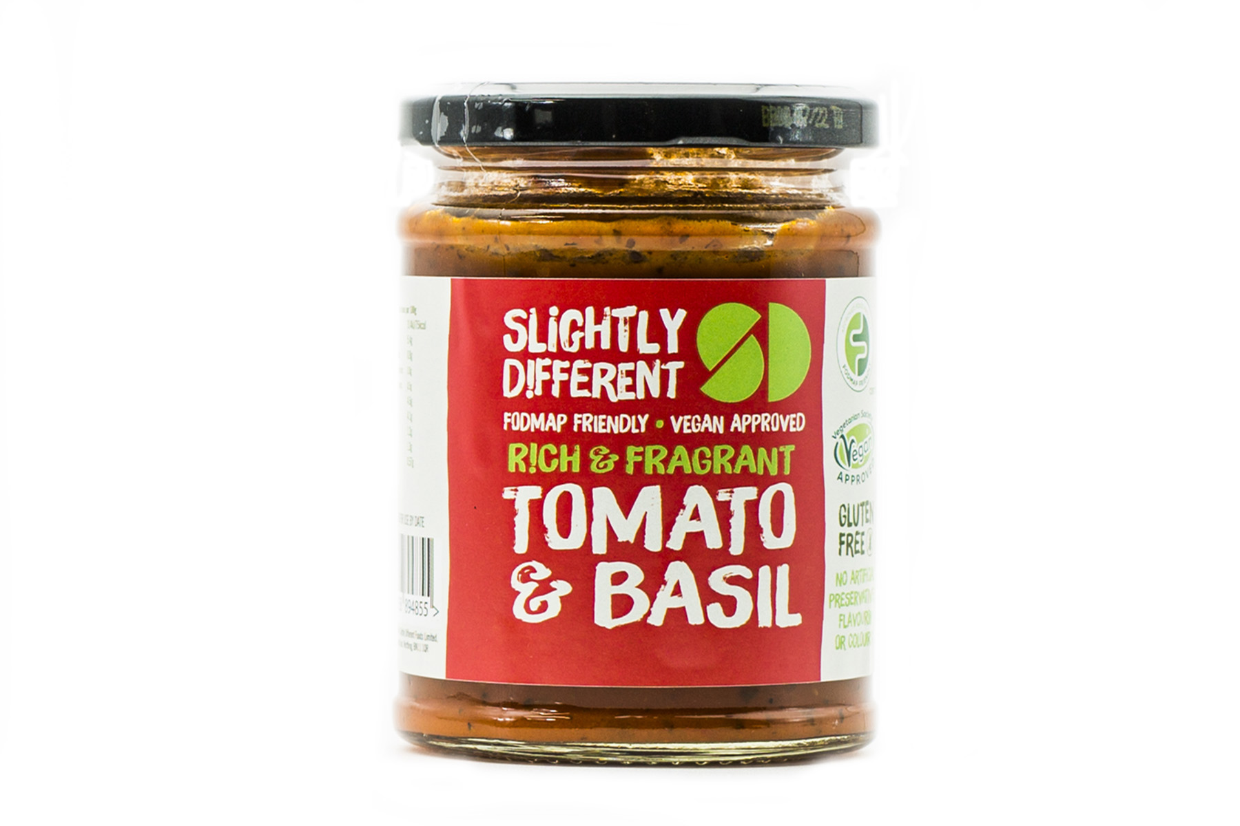 Slightly Different Foods Tomato & Basil Sauce
