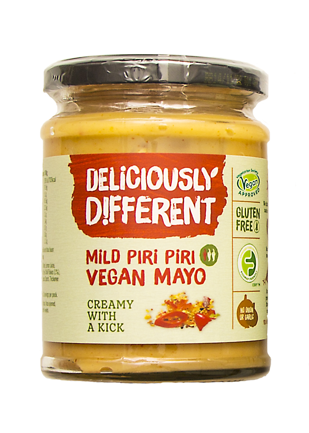 Deliciously Different Mild Piri Piri Vegan Mayo